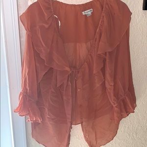 Blush blouse